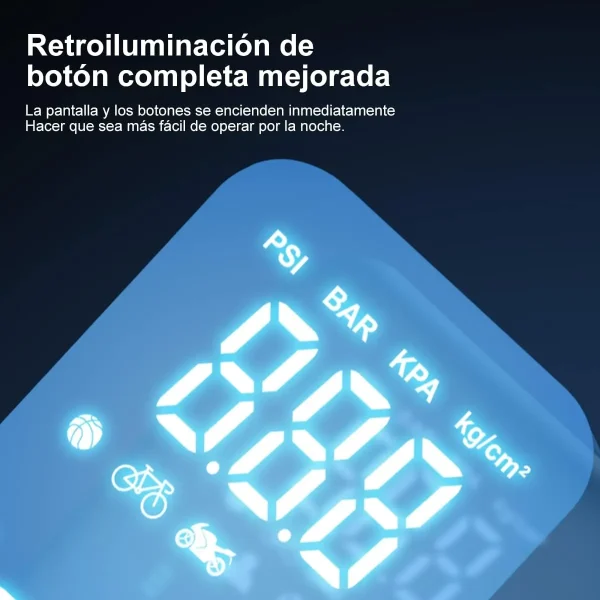 Compresor Portatil Recargable 150PSI Carsun