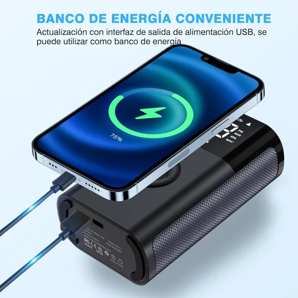 Compresor Portatil Recargable 150PSI Carsun