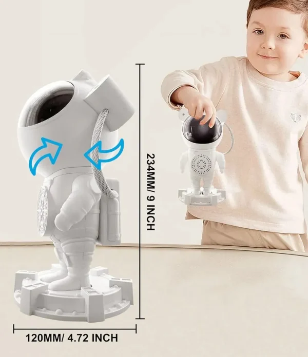 Lampara proyector + Parlante Astronauta control remoto YH-001