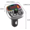 Modulador Carro Transmisor Fm Bluetooth Doble Puerto Usb 25w 3