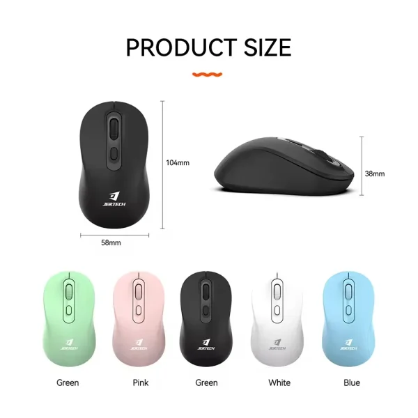 Mouse Jertech Sm-01 Inalámbrico 2.4g 1200 Dpi