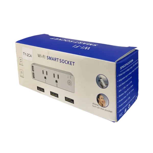 Toma Corriente Inteligente Tuya Smart TY-2CA.2