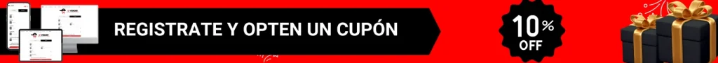 Regístrate y opten un cupón de descuento del 10%